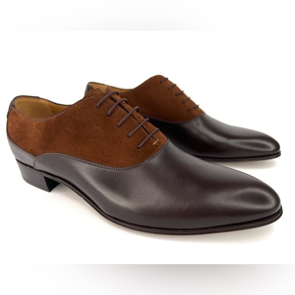 Gucci Oxford Suede Leather GG Logo Lace-up Men Loafers UK 13 - US 13.5 - EU 47